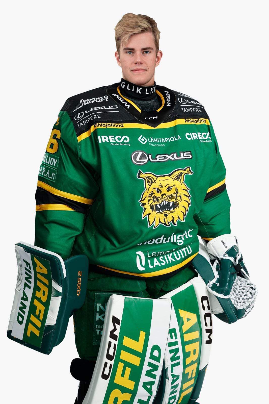 Patrik Hamrla v dresu Ilves Tampere