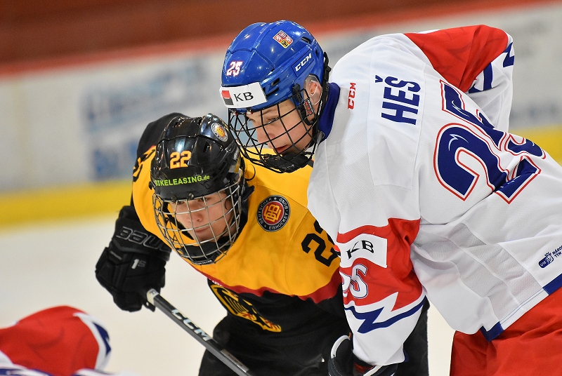 Lukáš Heš v dresu reprezentace U18