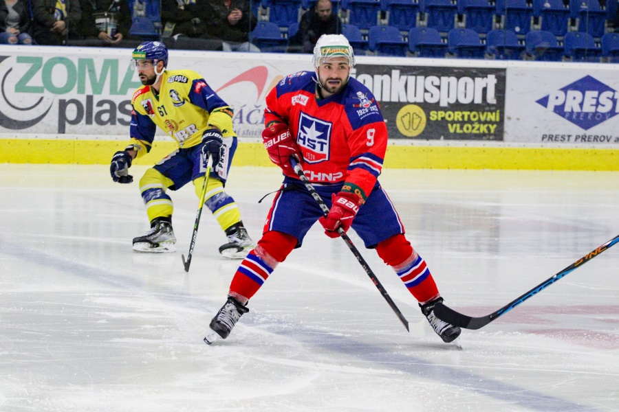 Vojtěch Šilhavý v zápase Přerov - Třebíč